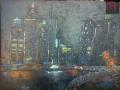 Dubai Marina at Night one of a kind - Sold By Artist    -  6,000